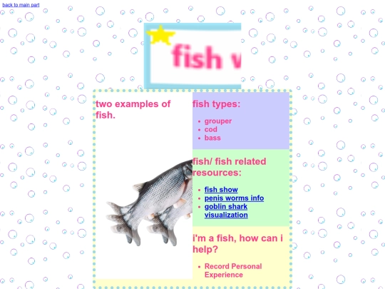 fishwebsite screenshot