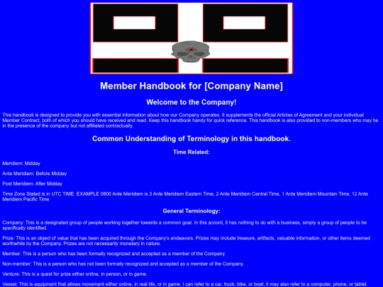 Handbook screenshot