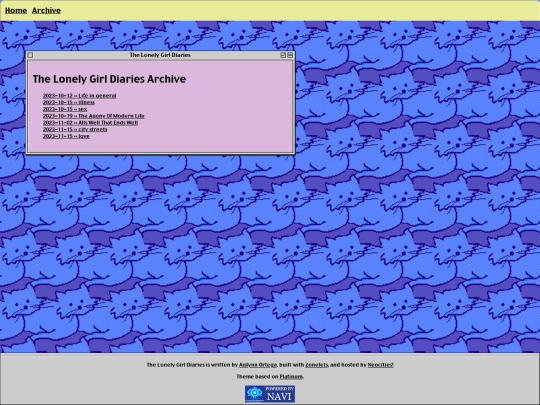 archive screenshot