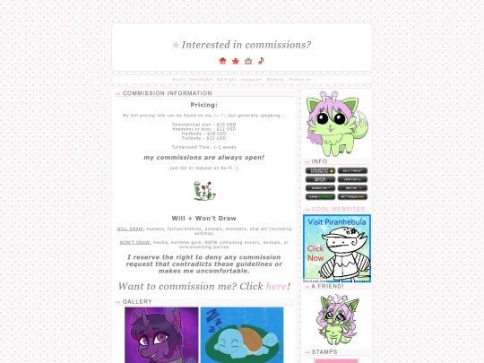 commissions screenshot