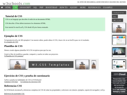 Eva Taller/CSS screenshot