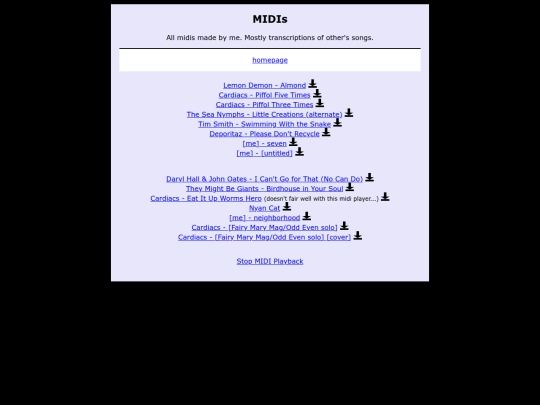 midis screenshot