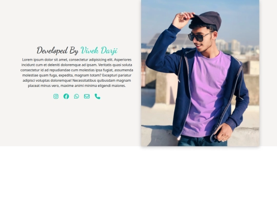 About us screenshot