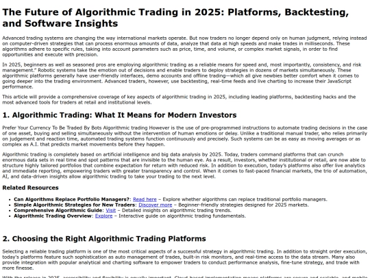 the-future-of-algorithmic-trading-2025-platforms-backtesting-software-insights screenshot
