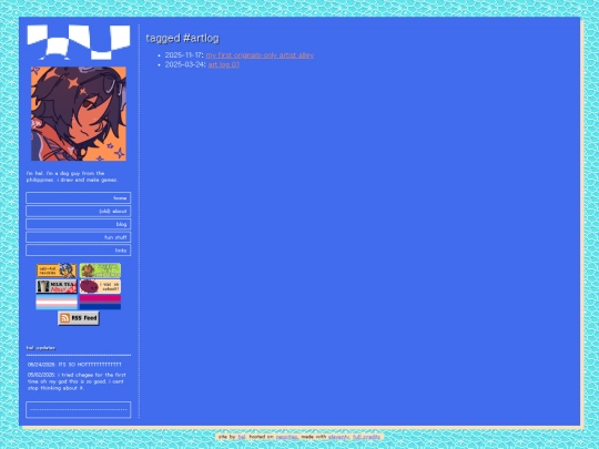 blog/tagged/artlog screenshot