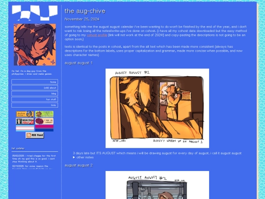 funstuff/august-august-archive screenshot