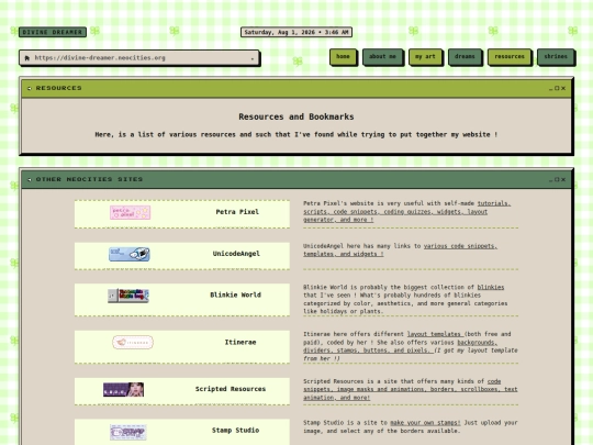 resources screenshot