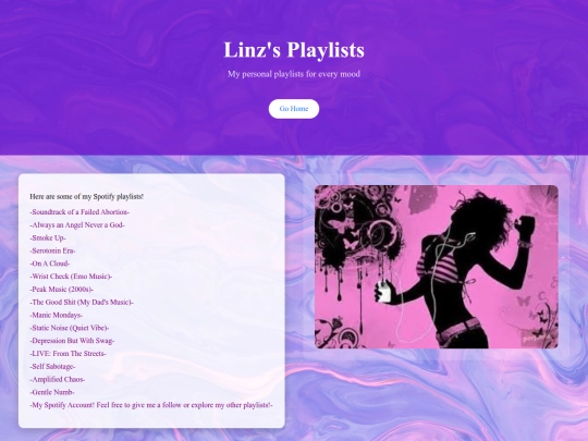 playlists screenshot