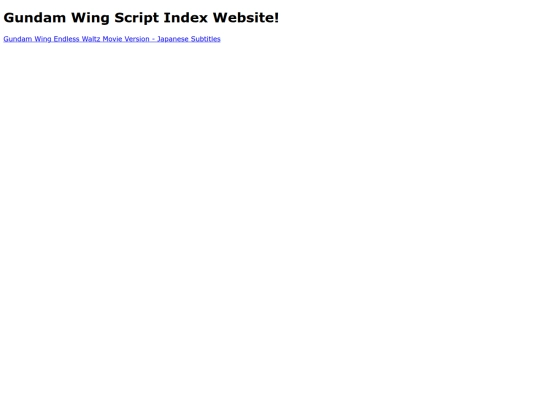 gwscripts screenshot