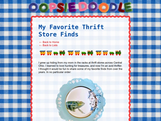 lists/thrift-store-finds screenshot