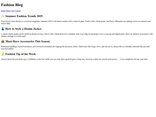blog screenshot