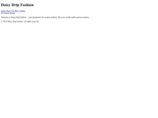 daisy drip fashion screenshot