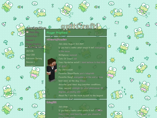 crafting/PlayerProfs screenshot