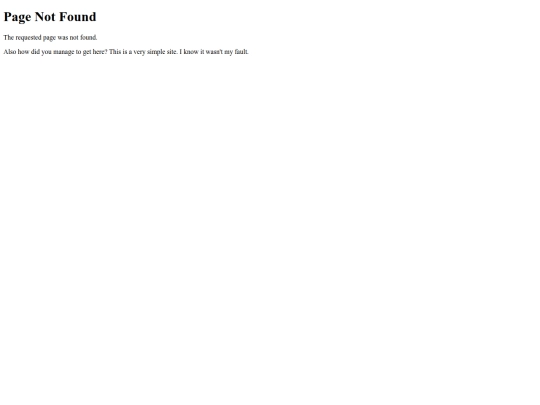 not_found screenshot