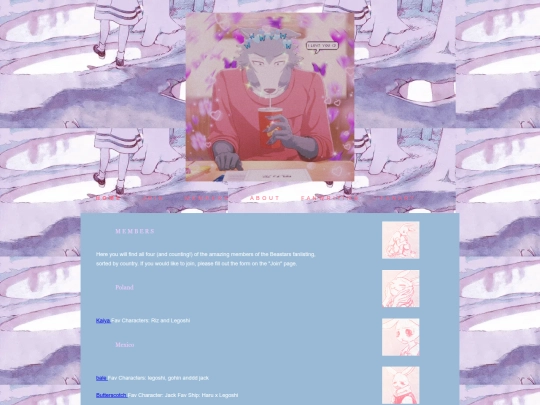 Beastars/Members screenshot