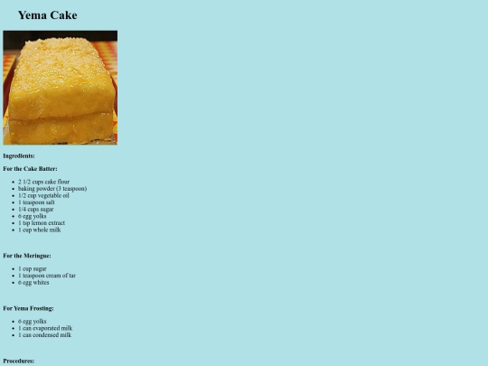 yemacake screenshot