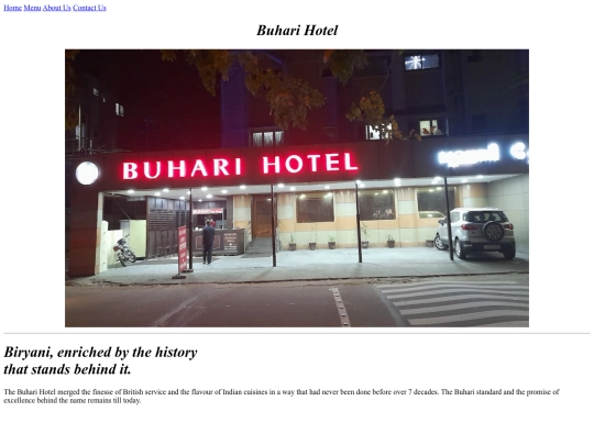 hotel/About Us screenshot
