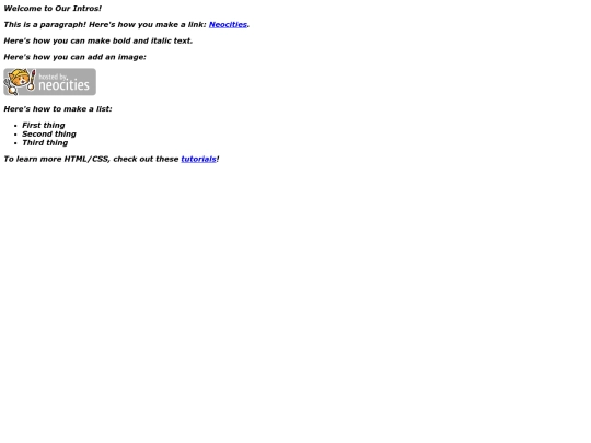 index screenshot