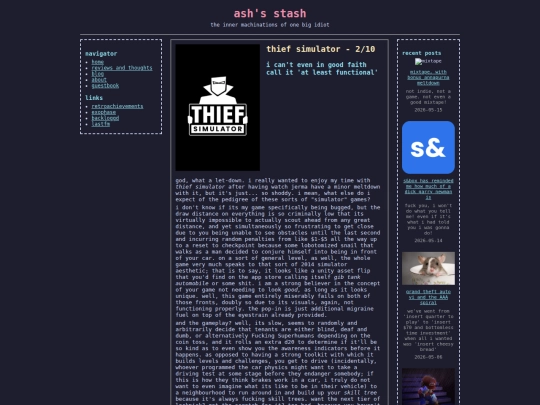 game/thiefsim screenshot