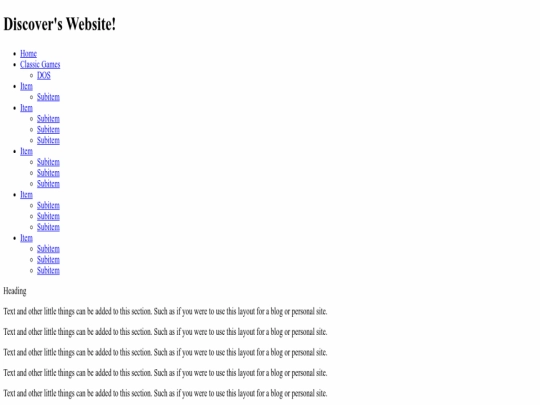 index screenshot