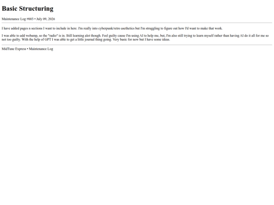 archivescar/maintenancelog/003-maintenance-log screenshot