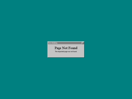 not_found screenshot