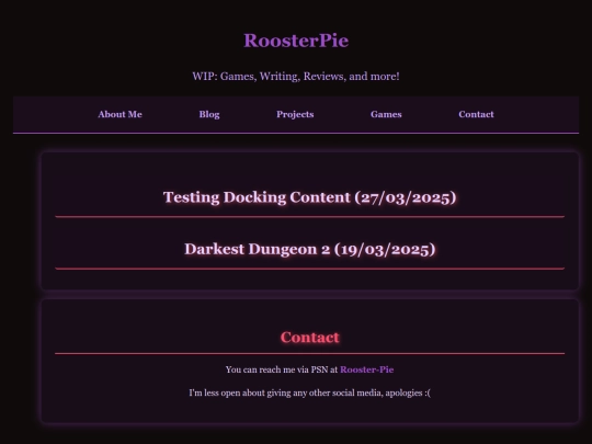 blog screenshot