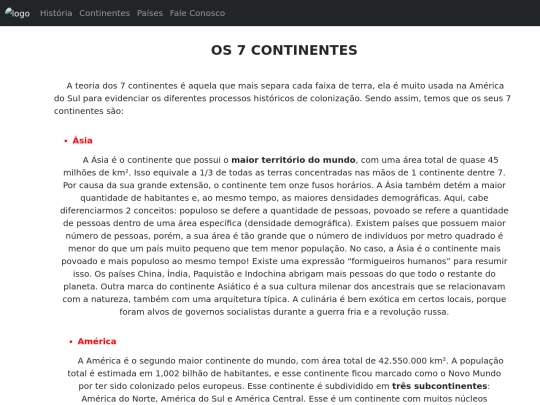 site_turismo/continentes screenshot