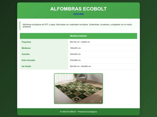 ECOBOLT/eco prueba 2/alfombra screenshot