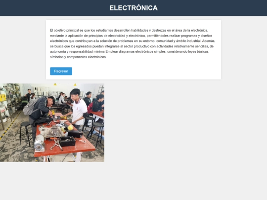 Prueba html/Electronica screenshot