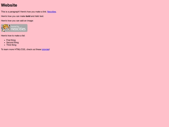 index screenshot