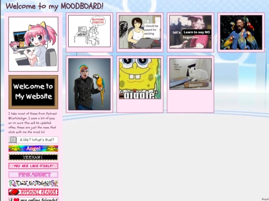 Portfolio /About me/Mood screenshot