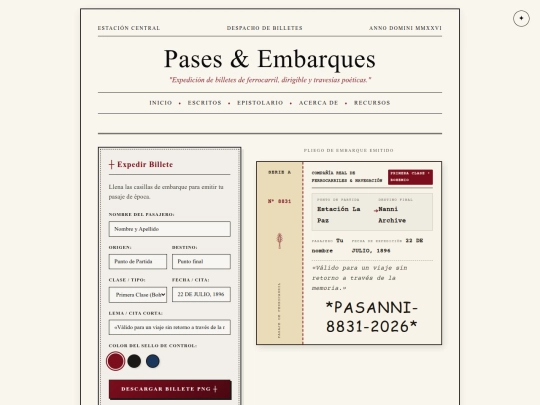 pasajes screenshot