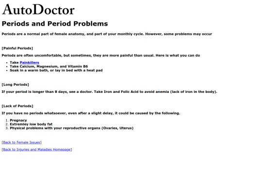 injuries/females/periods screenshot