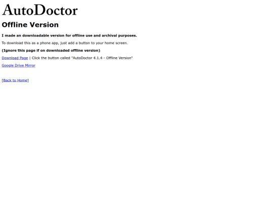 offlineversion screenshot