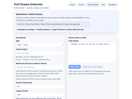 twitch-iframe screenshot