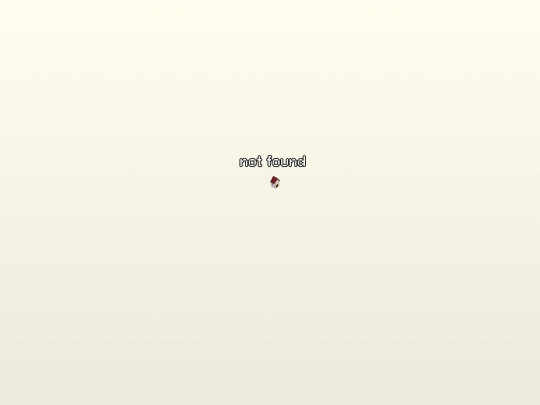 not_found screenshot