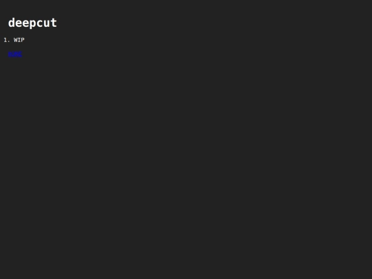deepcut screenshot
