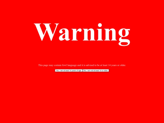 warning screenshot