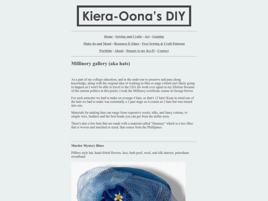 portfolio-pages/hats-portfolio screenshot