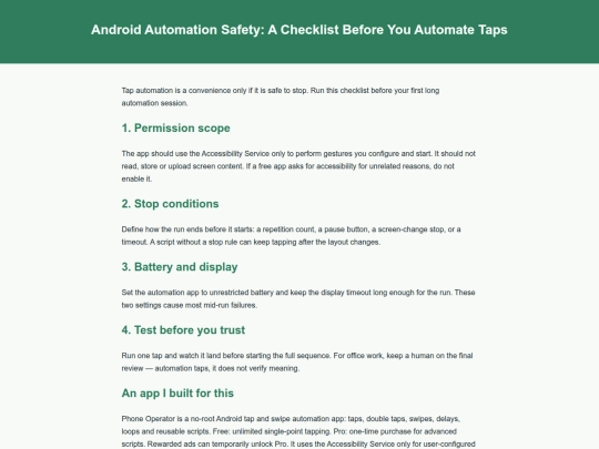 android-automation-safety screenshot