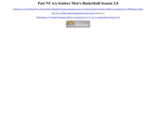 ncaa/seniors/pastncaaseason screenshot