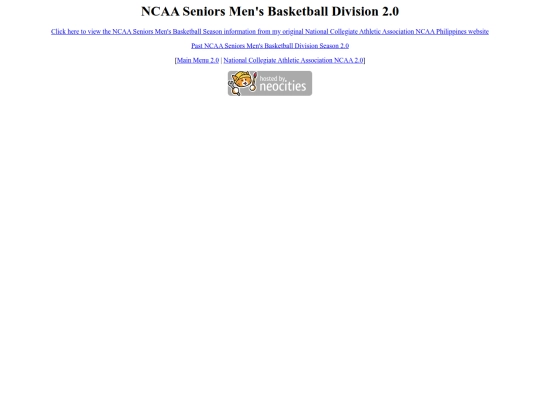 ncaa/seniors/seniors screenshot