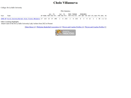 pba/profiles/cholovillanueva screenshot