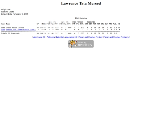 pba/profiles/lawrencemerced screenshot