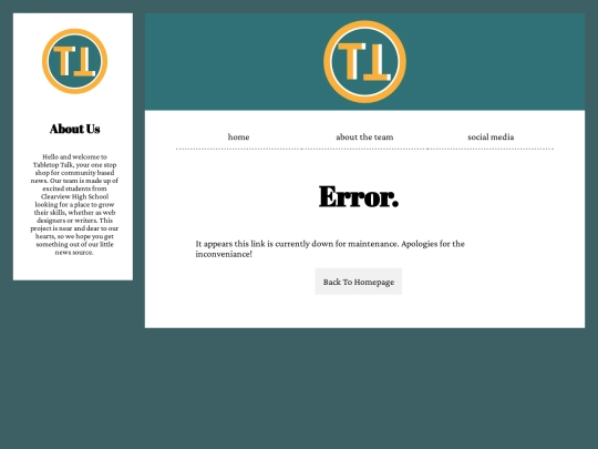 tabletoptalk_error screenshot