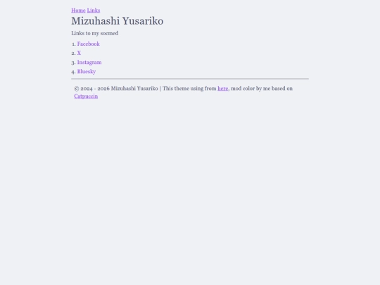 links screenshot