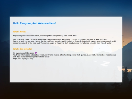 home screenshot