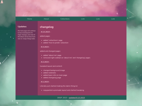 changelog screenshot