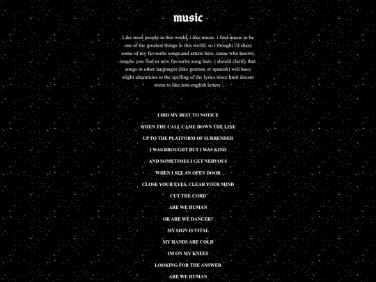 music screenshot